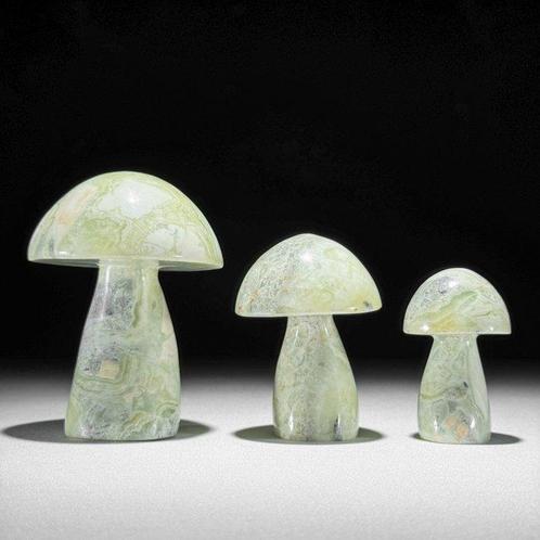 GEEN MINIMUMVERKOOPPRIJS - Prachtige set van 3 Onyx, Antiek en Kunst, Kunst | Designobjecten