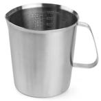 Maatbeker | RVS | 1L | Maatverdeling | Ø120x130(h)mm HENDI, Verzenden, Nieuw in verpakking