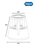 Aanbieding: Opstapkruk grijs 410 mm (h), Doe-het-zelf en Verbouw, Nieuw
