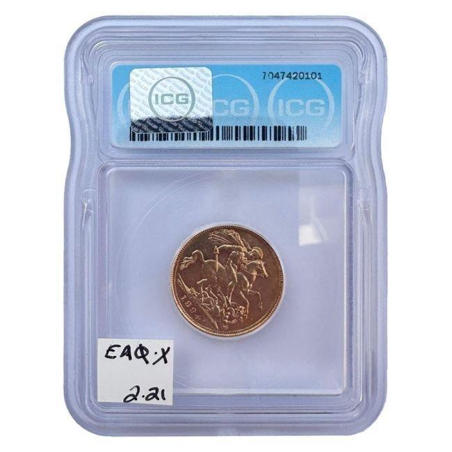 Verenigd Koninkrijk. 1894 Australian Gold Sovereign Queen, Postzegels en Munten, Edelmetalen en Baren