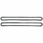 Benson Rubber spanrubbers - 40 cm - Ø 8 mm - zwart - 2 stuk, Ophalen of Verzenden, Nieuw