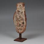Oude Egypte, Ptolemeïsch Aardewerk Figuur van Bes. Spaanse