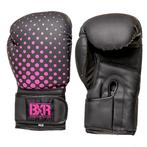 Dames BXR-bokshandschoenen | Zwart / Roze (Maat: 12OZ), Verzenden, Nieuw, Overige, Vechtsportbescherming