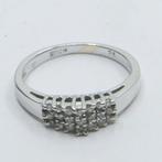 Ring - 18 karaat Witgoud - 0.21ct. tw. Diamant (Natuurlijk), Sieraden, Tassen en Uiterlijk, Nieuw