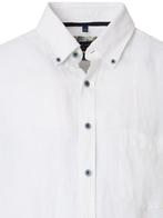 Linnen Casa Moda Wit Overhemd Button Down Boord, Verzenden, Nieuw, Wit