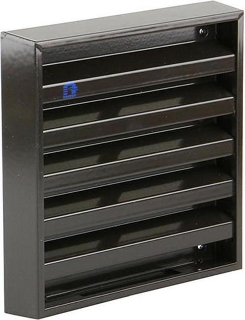Renson - Renson Muurrooster 165x165mm Alu-Bruin, Doe-het-zelf en Verbouw, Ventilatie en Afzuiging, Nieuw, Ophalen of Verzenden
