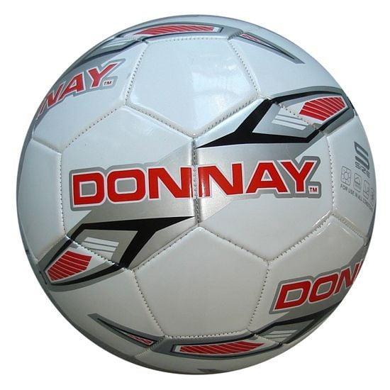 Donnay Donnay Veld voetbal No.5 - Wit/rood + Ballenpomp, Sport en Fitness, Voetbal, Nieuw, Verzenden
