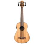 (B-Stock) Kala U-Bass Zebrawood Fretted bas ukelele met, Muziek en Instrumenten, Verzenden, Nieuw