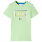 vidaXL Kindershirt 140 limoengroen, Verzenden, Nieuw