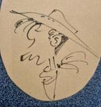 Lucky Luke - Morris - 1 Oorspronkelijke gesigneerde tekening, Nieuw