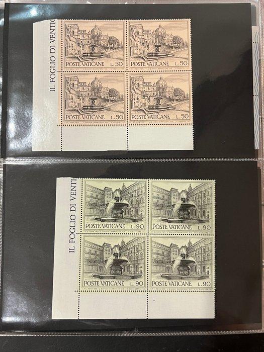 Vaticaanstad 1974/1987 - Vaticaan verzameling postzegels in, Postzegels en Munten, Postzegels | Europa | Italië