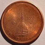 Italië. 1 Cent 2002 Centesimo Mole, Postzegels en Munten, Munten | Europa | Euromunten