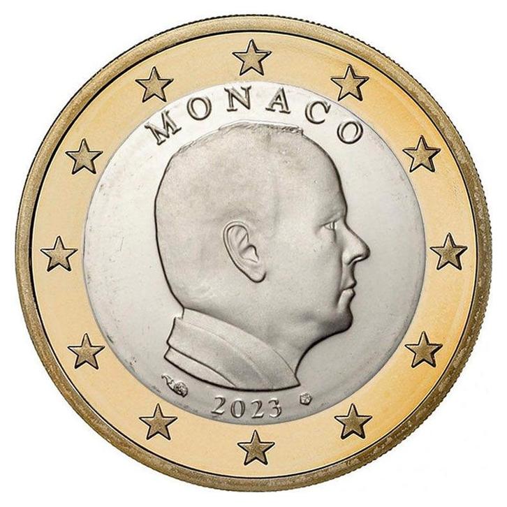 Monaco 1 Euro 2023 UNC, Postzegels en Munten, Munten | Europa | Euromunten, Verzenden