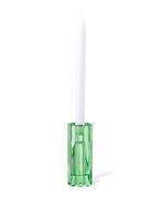 HEMA Kandelaar M glas ribbel groen van €8.19 voor €6 sale, Verzenden