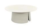 VDG Velora koffietafel Ø90 cm. - Cream, Verzenden, Nieuw, Rond, Overige materialen