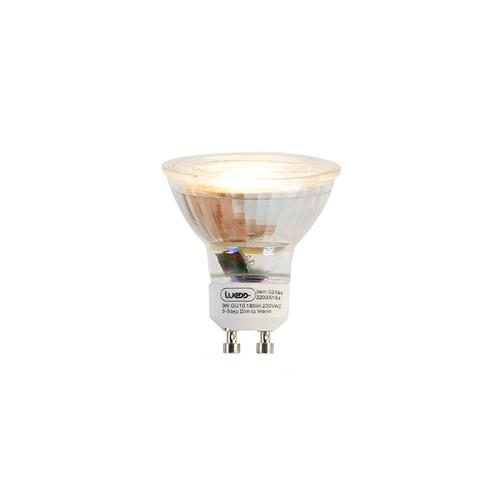 GU10 3-staps dimbaar in Kelvin LED lamp 3W 180 lm, Huis en Inrichting, Lampen | Losse lampen, Nieuw