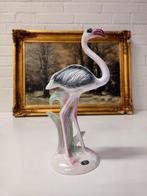 Jema Holland - sculptuur, Flamingo - 34 cm - Porselein