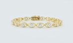 Armband - 14 karaat Geel goud - 3.54ct. tw. Diamant, Sieraden, Tassen en Uiterlijk, Armbanden, Nieuw