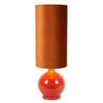 Oranje vloerlamp retro, Esterad, met schakelaar, Huis en Inrichting, Lampen | Vloerlampen, Nieuw, Ophalen of Verzenden, Glas, 150 tot 200 cm