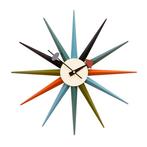 Starburst clock bluefurn Wandklok, Verzenden, Nieuw