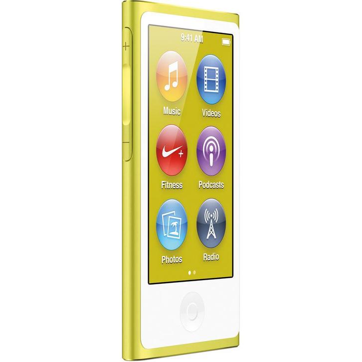 Apple iPod Nano Multitouch 7e Generatie - 16 GB - Geel, Audio, Tv en Foto, Overige Audio, Tv en Foto, Zo goed als nieuw, Verzenden
