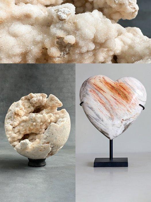 Decoratief ornament - Geen startprijs - Een paar witte, Antiek en Kunst, Kunst | Designobjecten