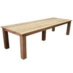 Old Java dining tuintafel 320x110xH77,5 cm teak, Ophalen of Verzenden, Nieuw, Teakhout