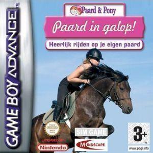 Paard In Galop-Standaard (GBA) Gebruikt, Spelcomputers en Games, Games | Nintendo Game Boy, Zo goed als nieuw, Ophalen of Verzenden
