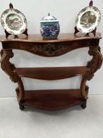 Wandtafel - Walnoot - Napolitaanse console uit het einde van