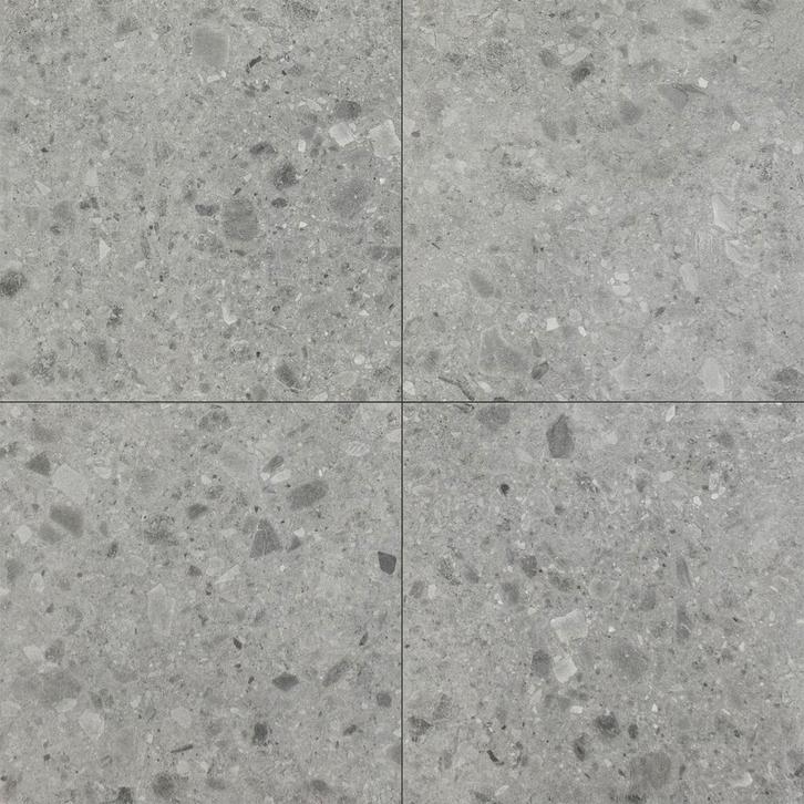 Vloertegel wandtegel g-stone terrazzo grijs 90x90 r10, Doe-het-zelf en Verbouw, Tegels, Vloertegels, Nieuw, 10 m² of meer, Keramiek