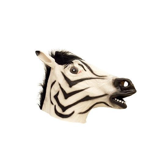 Zebra dierenkop masker - Dieren maskers, Hobby en Vrije tijd, Feestartikelen, Ophalen of Verzenden