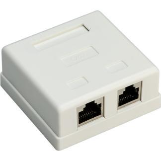 RJ45 wandcontactdoos | FTP, Computers en Software, Pc- en Netwerkkabels, Nieuw, Verzenden