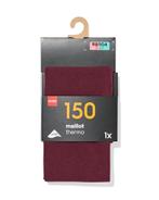 HEMA Kindermaillot thermo 150denier donkerrood 2+1 gratis, Verzenden, Nieuw
