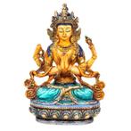 Chenresig Boeddha Gekleurd (15 cm), Nieuw, Verzenden