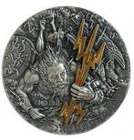 Niue. 2 Dollars 2021 Gods – Zeus 2 oz (Zonder Minimumprijs), Postzegels en Munten, Munten | Europa | Niet-Euromunten