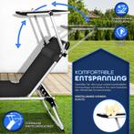 Ligbed - Ligstoel - Zonnebed - Opvouwbaar - Zwart - KESSER®, Tuin en Terras, Verzenden, Zo goed als nieuw