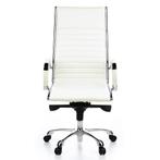 Directiestoel | Met Armleuning | Leder | Wit | Ergonomisch, Verzenden, Nieuw