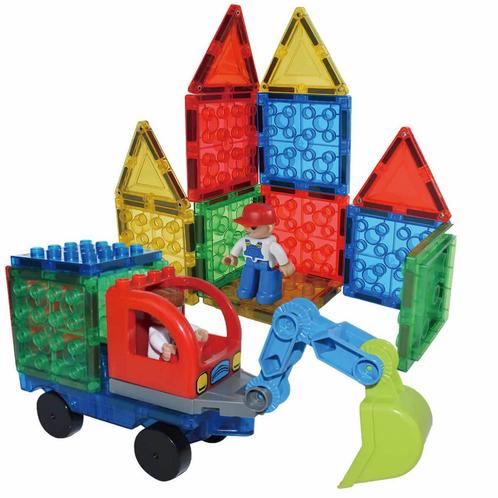 Auto voor magnetisch speelgoed + magnetische figuurtjes -, Kinderen en Baby's, Speelgoed | Bouwstenen, Nieuw, Overige merken, Ophalen of Verzenden