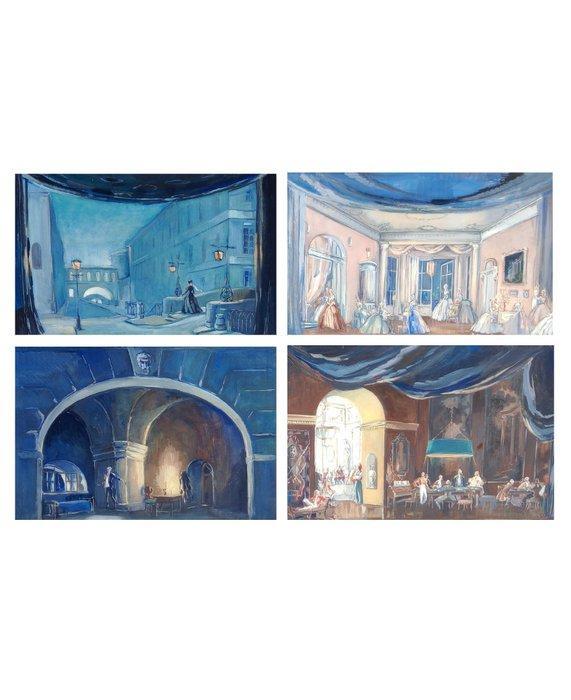 Tatiana Bruni (1902-2001) - La Dama di Picche, Antiek en Kunst, Kunst | Schilderijen | Klassiek