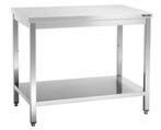 Bartscher RVS Werktafel | Met Bodemschap | Schroefsysteem |, Ophalen of Verzenden, Nieuw in verpakking