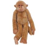Superzachte Eco Knuffel met geborduurde oogjes - Hangaap bru, Ophalen of Verzenden, Nieuw