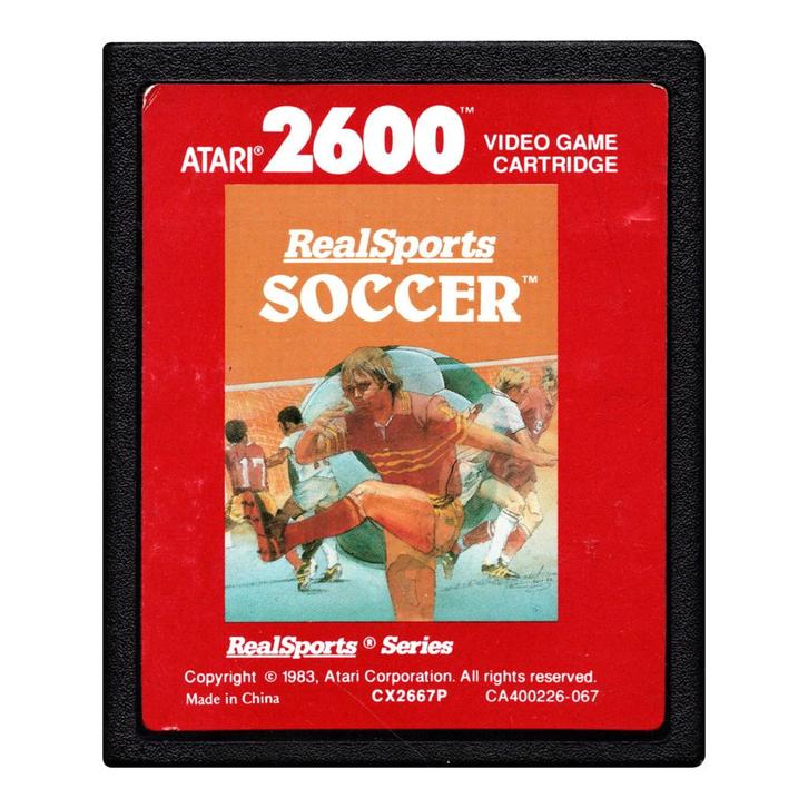 Atari 2600 RealSports Soccer (Losse Cassette), Spelcomputers en Games, Games | Overige, Zo goed als nieuw, Verzenden