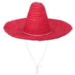 Rode Sombrero 49cm, Verzenden, Nieuw