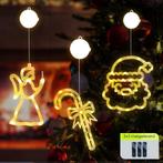 Kerstverlichting Raam Zuurstok + Kerstengel + Kerstman -, Diversen, Kerst, Verzenden, Nieuw