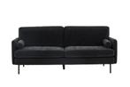 Urban Sofa - 3-Zitsbank - Zwart Velour Stof - Jorn, Verzenden, Nieuw