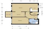 Appartement Dominee Talmasingel in Burgum, Via bemiddelaar, Burgum, Friesland, Appartement