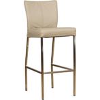 Leren barkruk Revolt hoog - Toledo Mastic (taupe/bruin) -, Huis en Inrichting, Barkrukken, Nieuw, Leer, Ophalen of Verzenden, 90 cm of meer