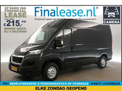 Peugeot Boxer 330 2.0 BlueHDI L2H2 Airco Cam Cruise €215pm, Auto's, Bestelauto's, Lease, Handgeschakeld, Diesel, Peugeot, Zwart