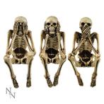 Nemesis Now - Three Wise Skeleton 10cm, Nieuw, Verzenden