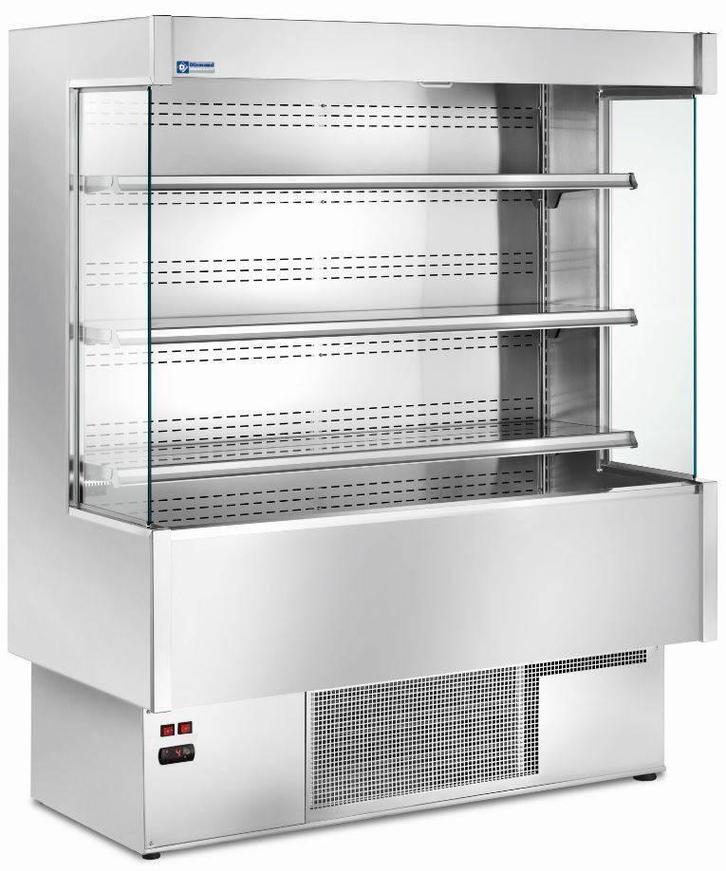 Gekoelde Wandfrigo met 4 schappen - Staal - Geventileerde..., Zakelijke goederen, Horeca | Keukenapparatuur, Verzenden